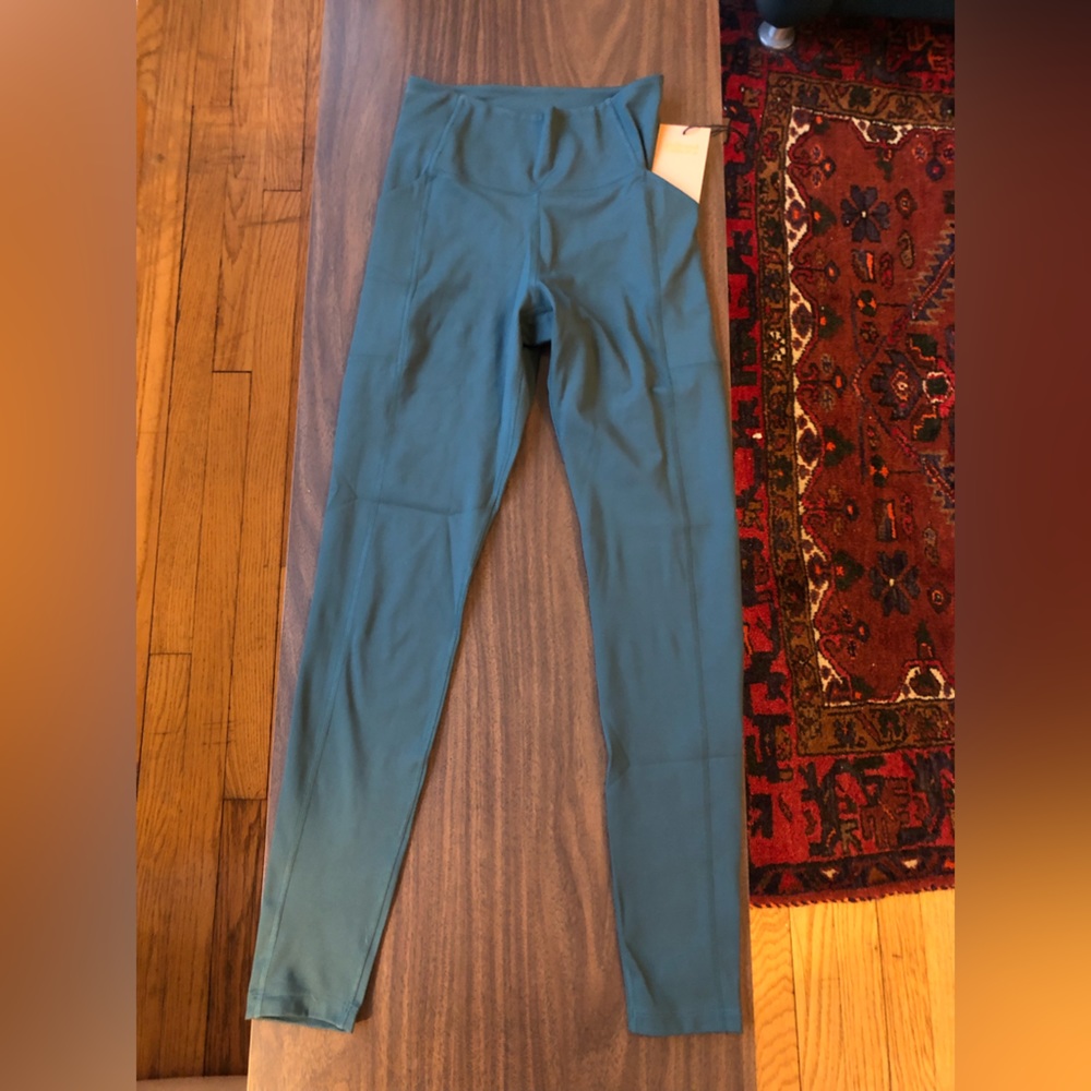 Girlfriend Collective pocket leggings forest NWT!